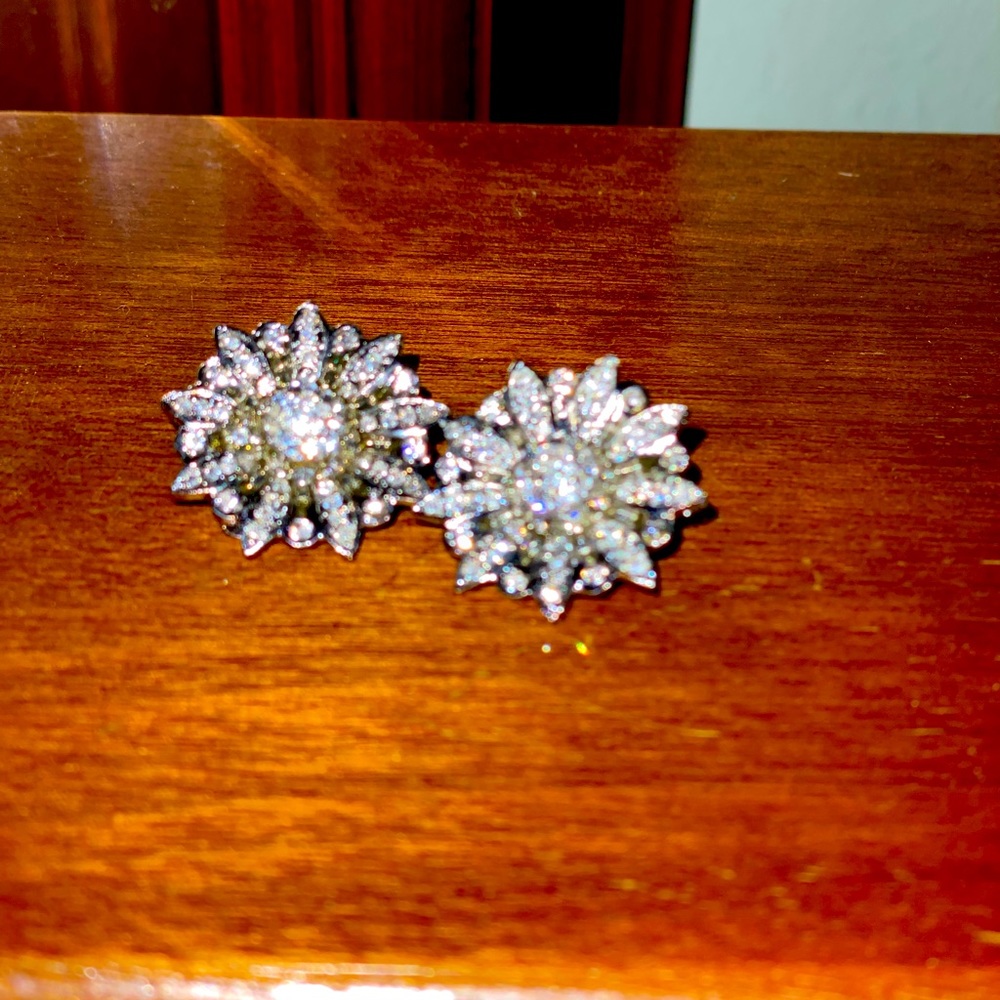 Rhinestone earrings
